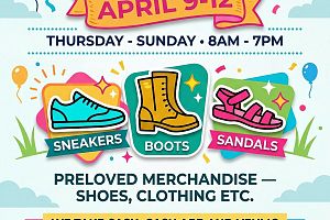 HUGE SALE APRIL9-12