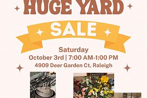 Huge Yard Sale!