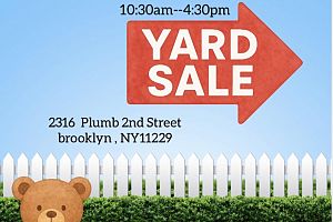 Yard Sale —Saturday -Oct3