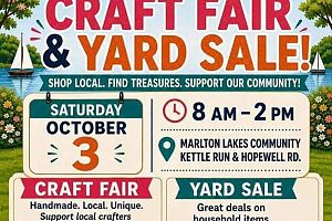 MARLTON LAKES COMMUNITY YARD SALE 10/3