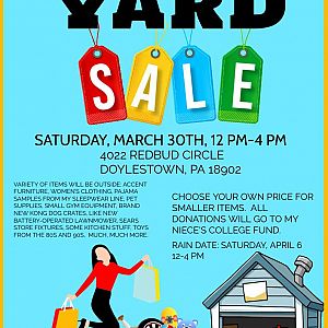 Yard sale photo in Doylestown, PA