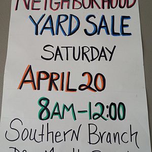 Yard sale photo in Myrtle Beach, SC