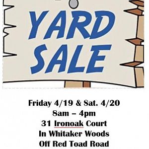 Yard sale photo in North East, MD