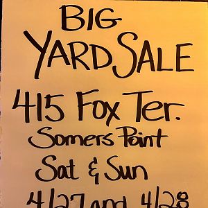 Yard sale photo in Somers Point, NJ