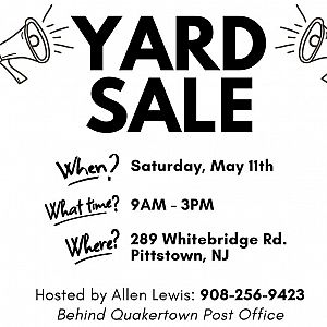 Yard sale photo in Franklin Township, NJ