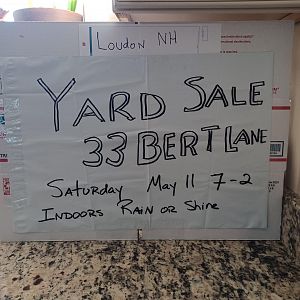 Yard sale photo in Loudon, NH