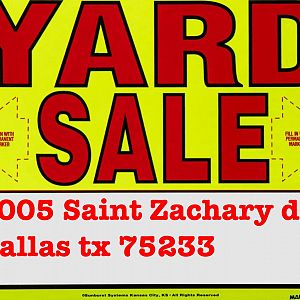 Yard sale photo in Dallas, TX