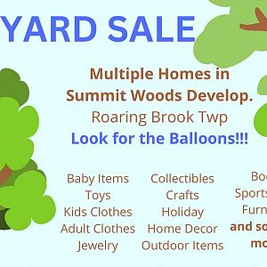 Yard sale photo in Roaring Brook Township, PA