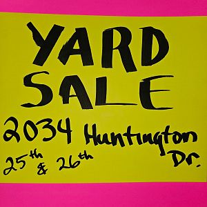 Yard sale photo in Chico, CA