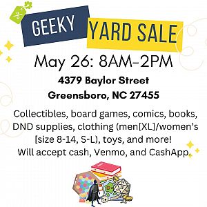 Yard sale photo in Greensboro, NC