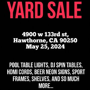 Yard sale photo in Hawthorne, CA