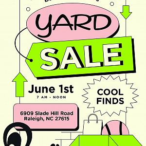 Yard sale photo in Raleigh, NC