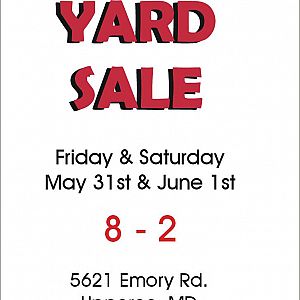 Yard sale photo in Upperco, MD