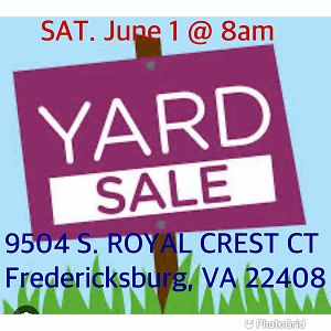Yard sale photo in Fredericksburg, VA