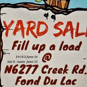 Yard sale photo in Fond Du Lac, WI