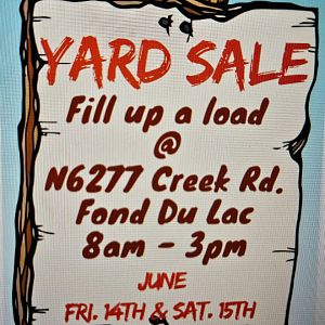 Yard sale photo in Fond Du Lac, WI