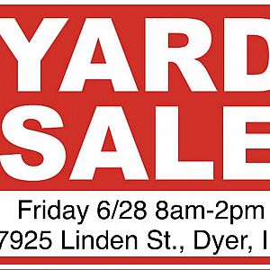 Yard sale photo in Dyer, IN