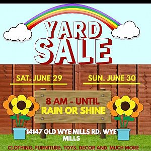 Yard sale photo in Wye Mills, MD