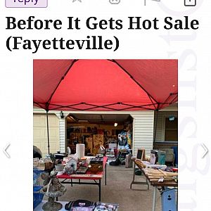 Yard sale photo in Fayetteville, AR