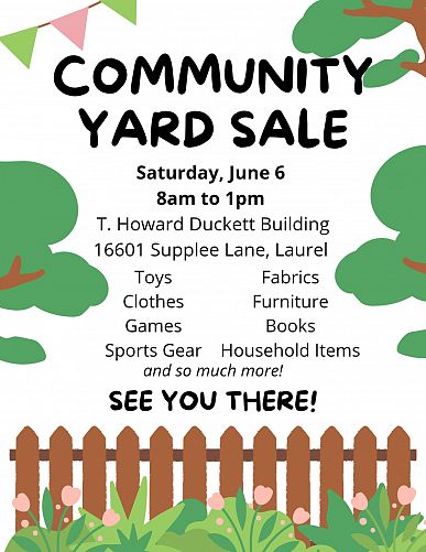 West Laurel Community Yard Sale