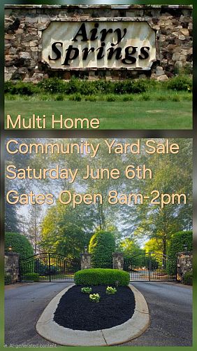 Gated Community Multi Home Yard Sale photo