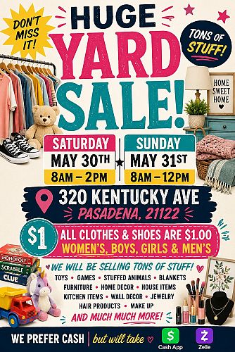 Huge yardsale!