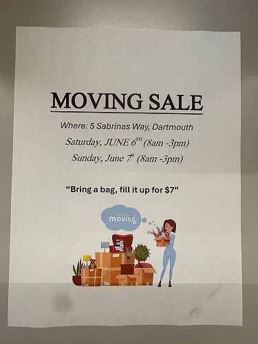 Moving Sale photo