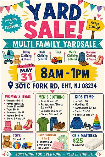 Multi Family Yard Sale