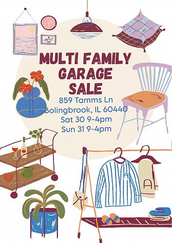 Multi family garage sale