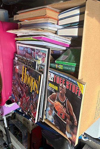 Huge Multi-family garage sale (vinyl, media, toys, bikes, pokemon) photo