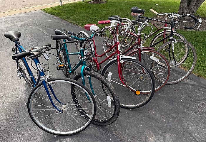 Huge Multi-family garage sale (vinyl, media, toys, bikes, pokemon) photo