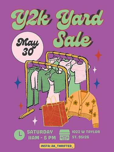 Y2k yard sale photo