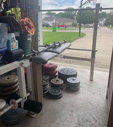 1-Day Garage Sale - Weight Bench, Physical Media & Modern Sports Cards photo