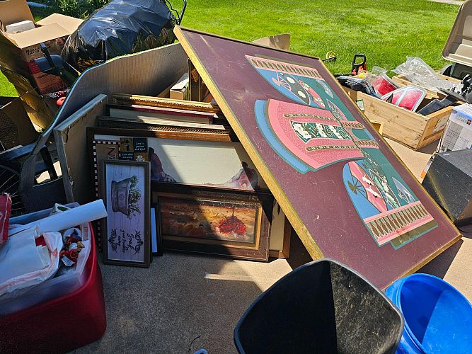 Huge yard sale photo