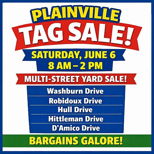 Multi street tag sale Plainville photo
