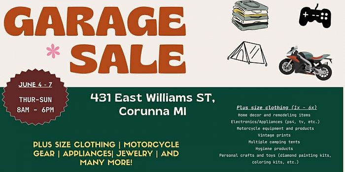 Single Home Garage/Yard Sale (not everything is shown in photos!)