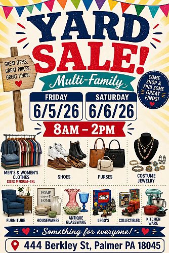Multi-Family Yard sale!