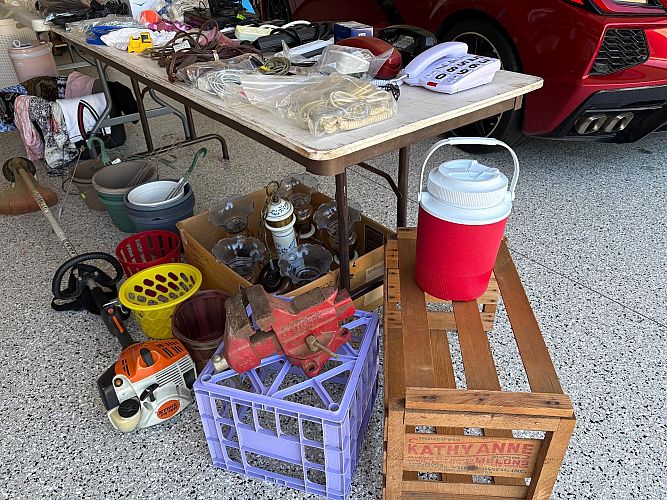Garage sale photo