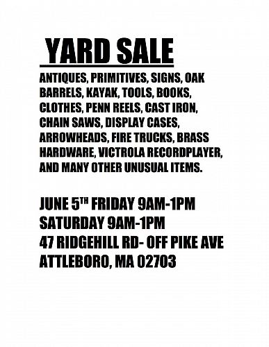 Yard Sale cover