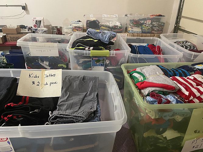 Large garage sale photo