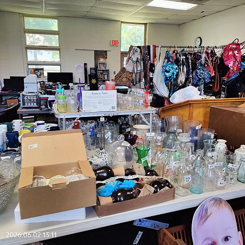 Church community yard sale photo