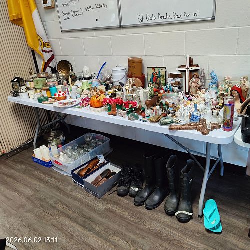 Church community yard sale photo