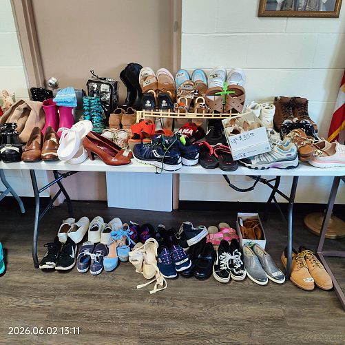 Church community yard sale photo