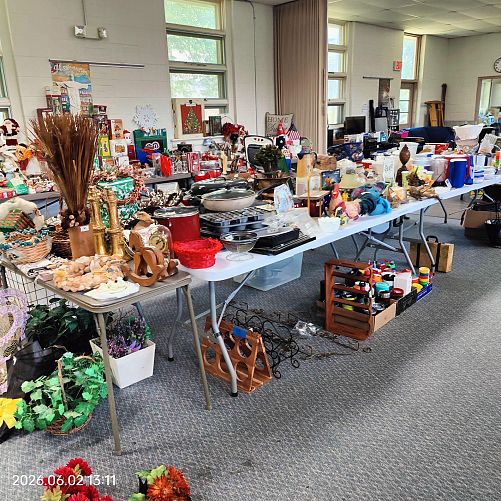 Church community yard sale photo