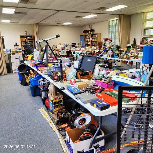 Church community yard sale photo