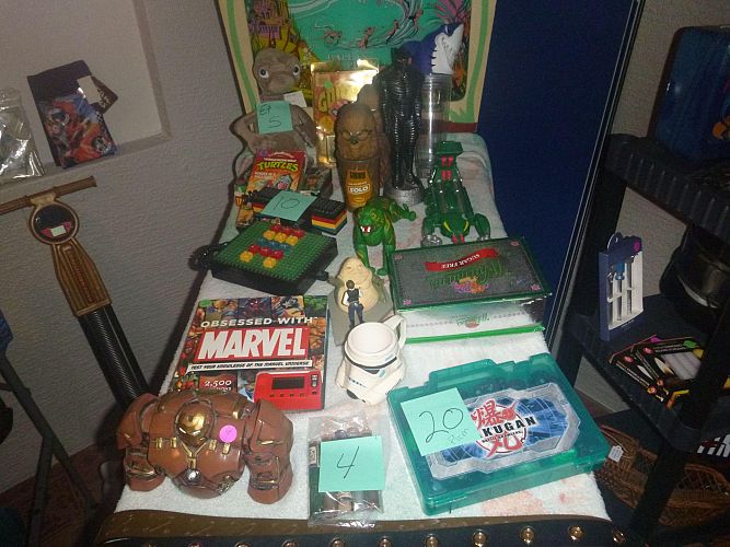 Large Garage Sale Vintage Toys & Items photo