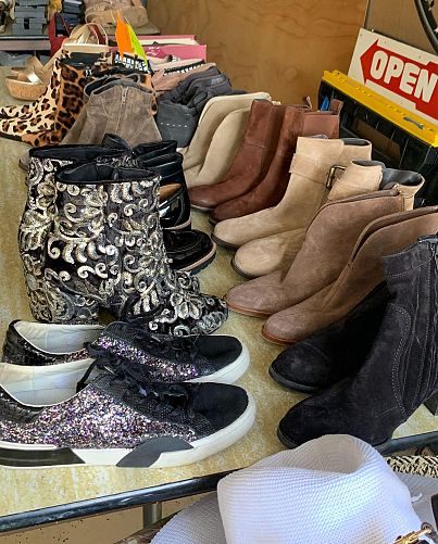 Shoes, shoes, shoes & purses photo