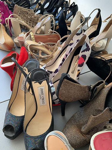 Shoes, shoes, shoes & purses photo