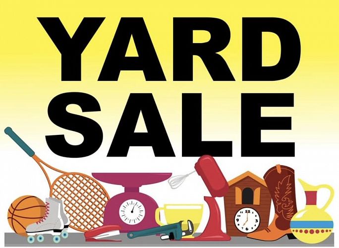 HUGE MULTI-FAMILY YARD SALE cover