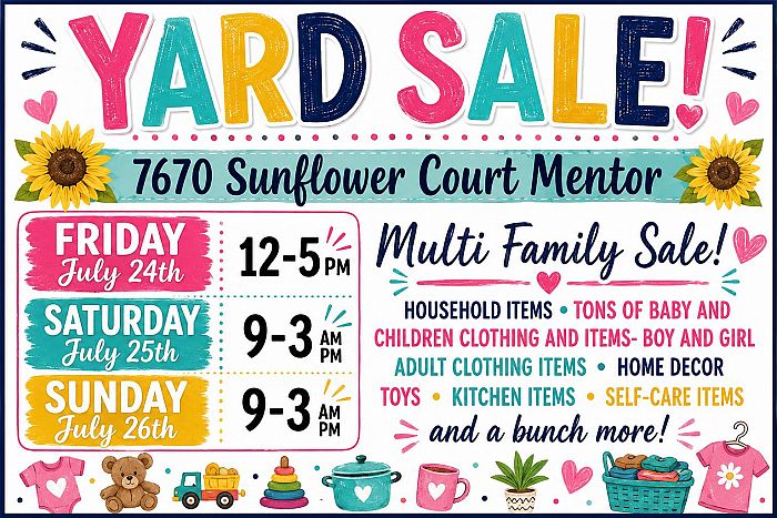 YARD SALE!!! cover